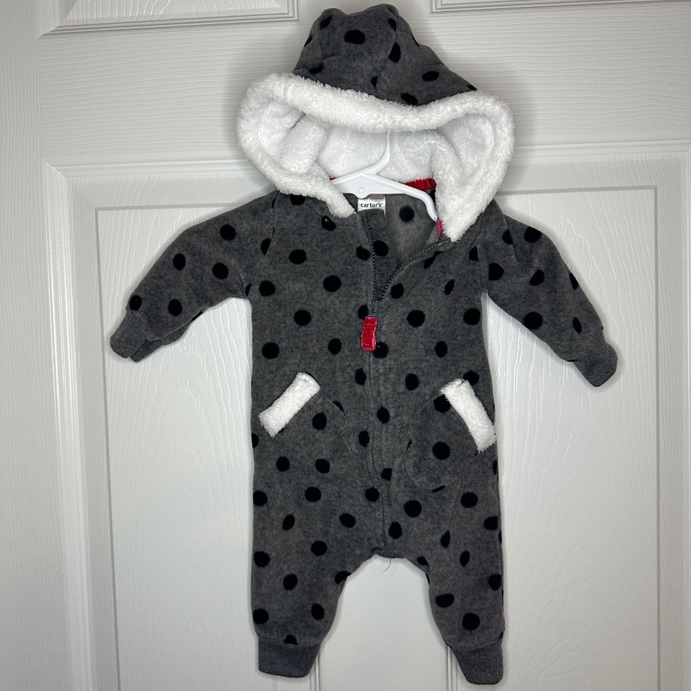 Carters newborn long sleeve jumpsuit/ onesie .